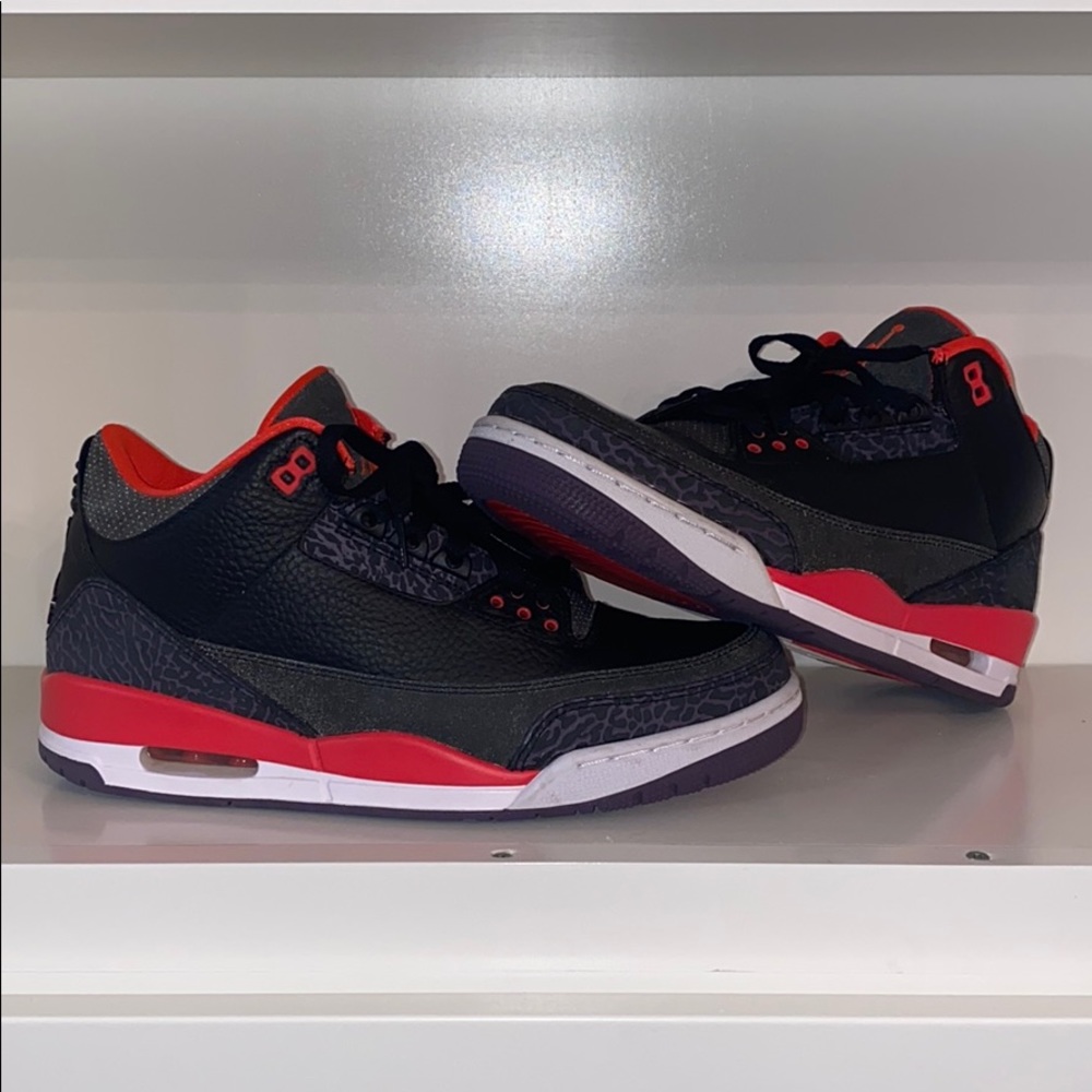 Air Jordan 3 bright crimson
